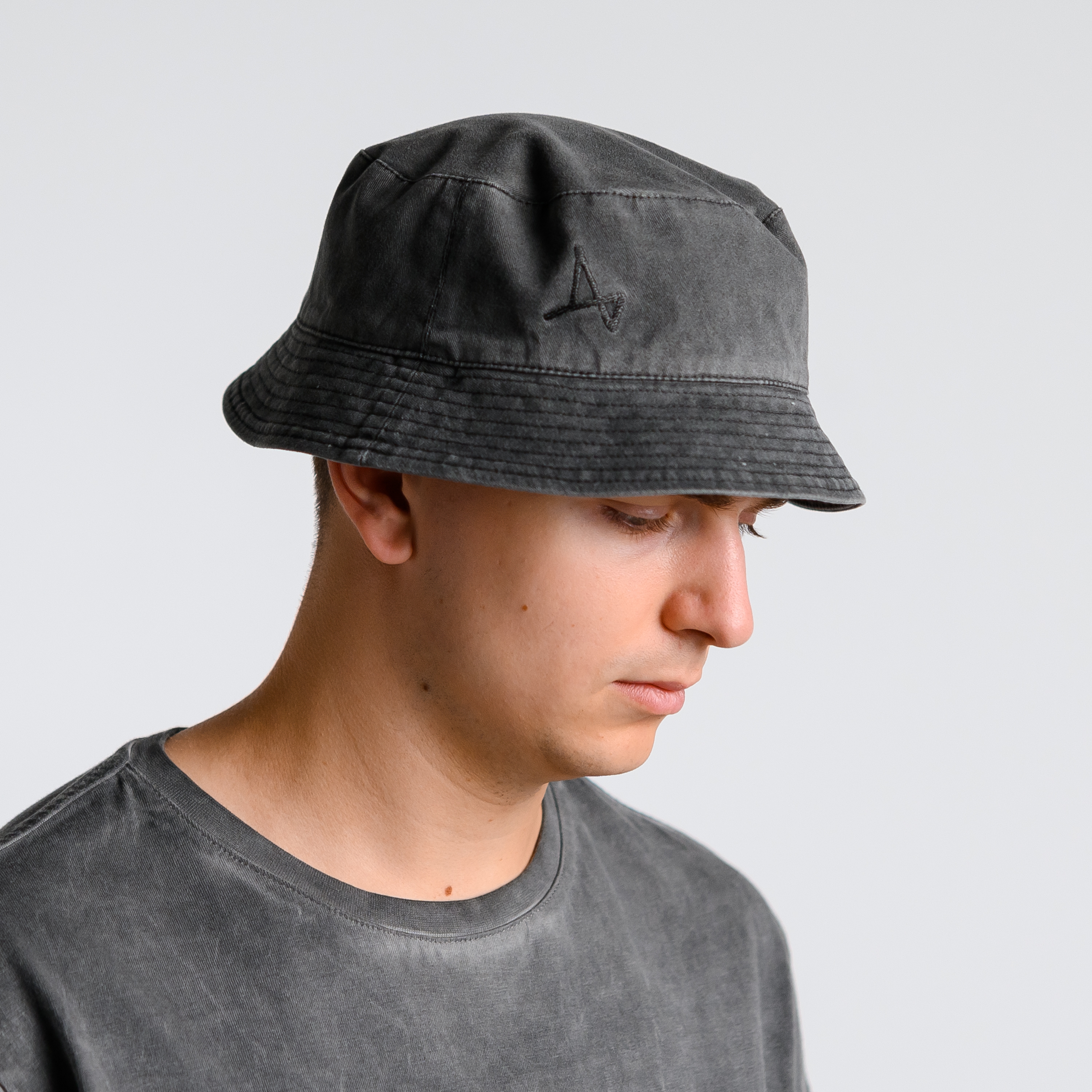 

Панама Garment Dye, Серый