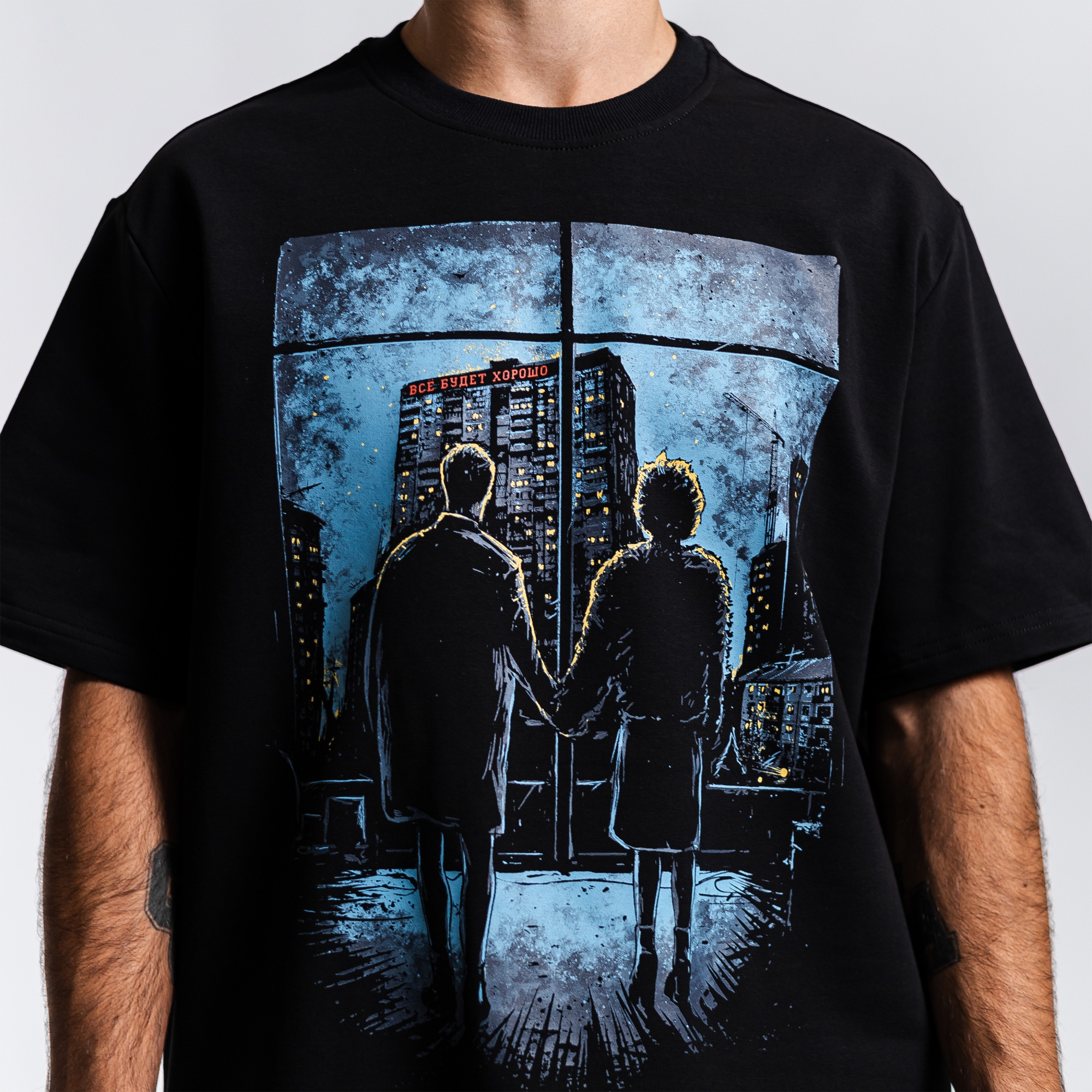 Футболка с принтом