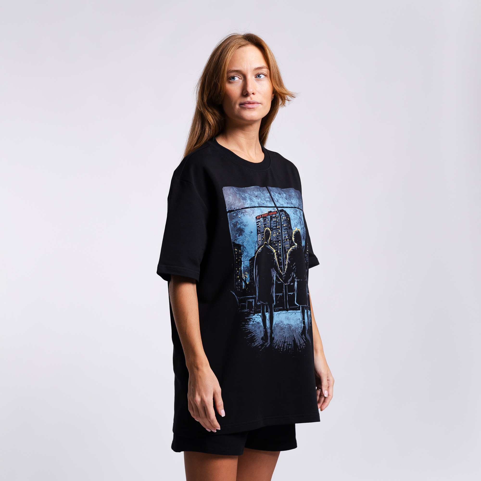 Футболка с принтом