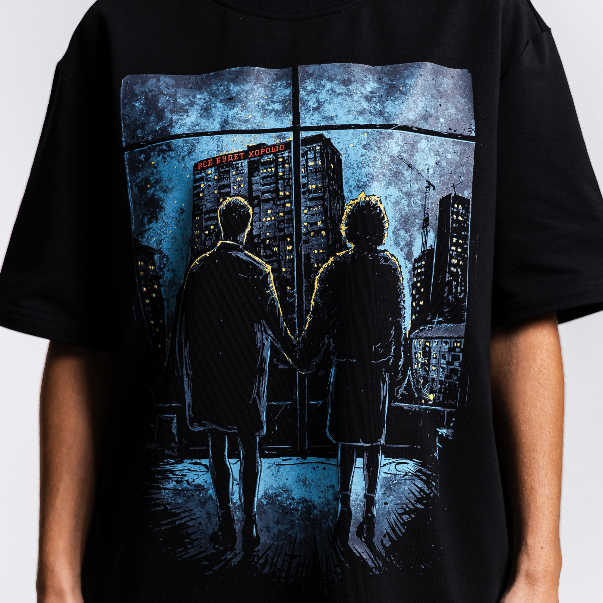 Футболка с принтом