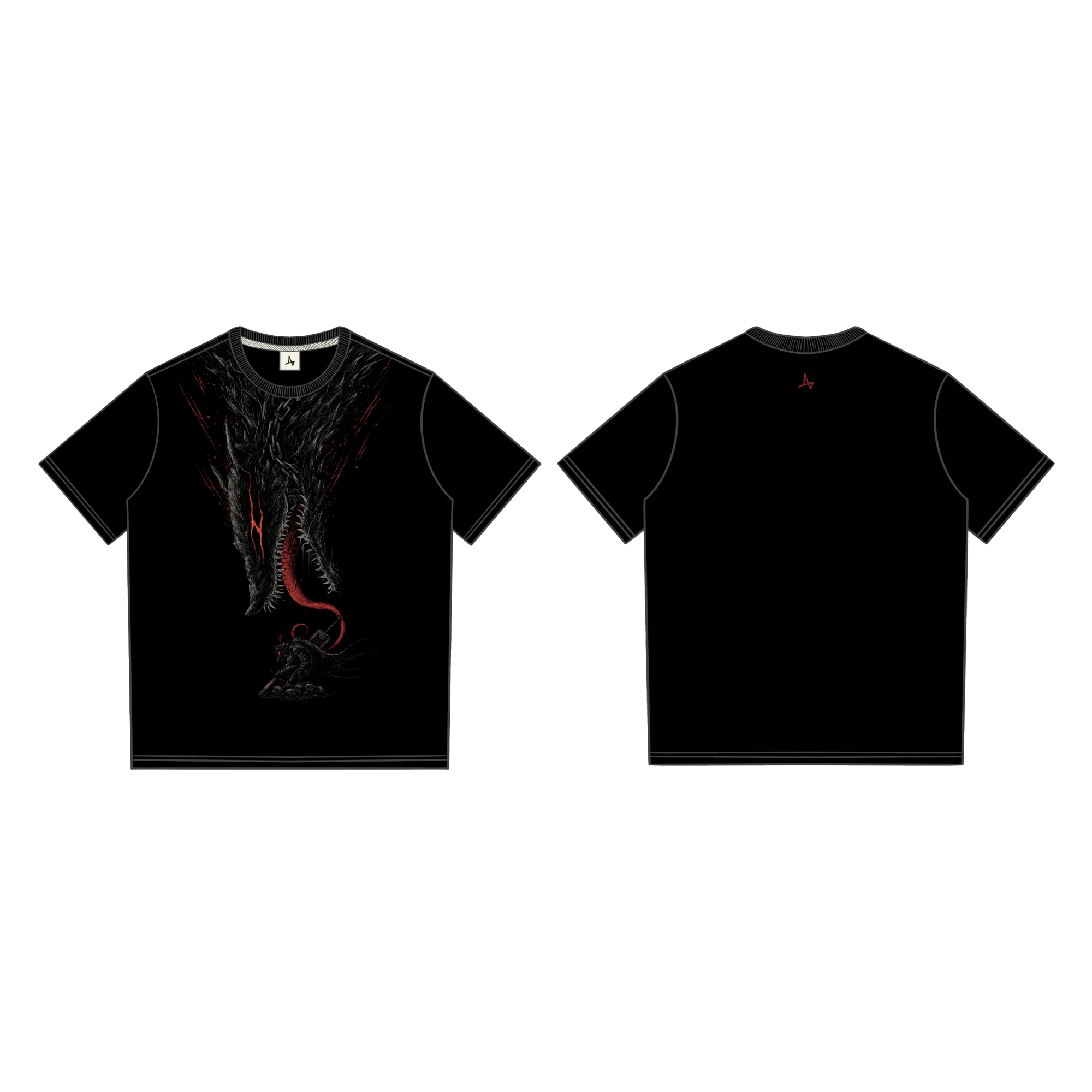 Футболка с принтом