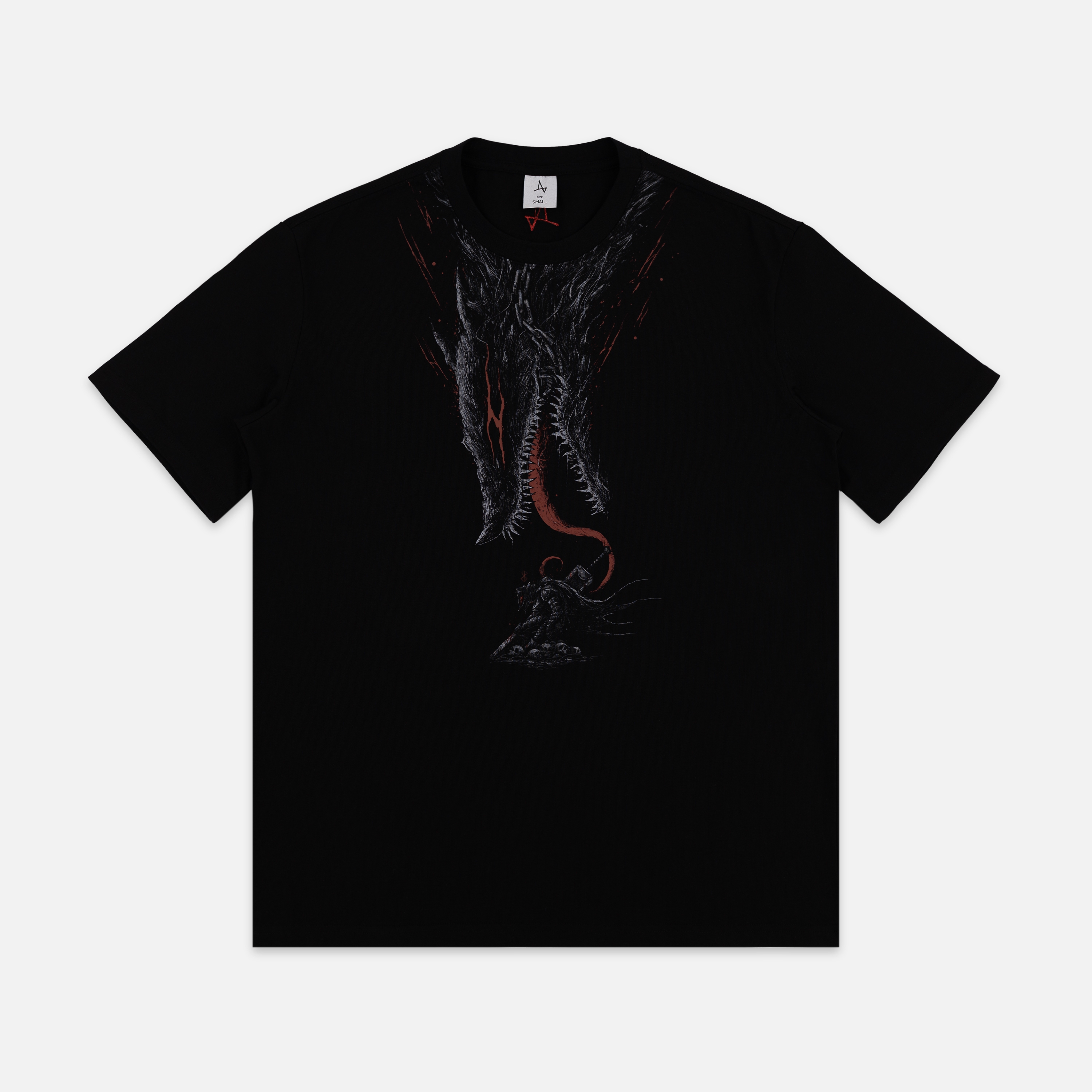 

Футболка с принтом, Черный