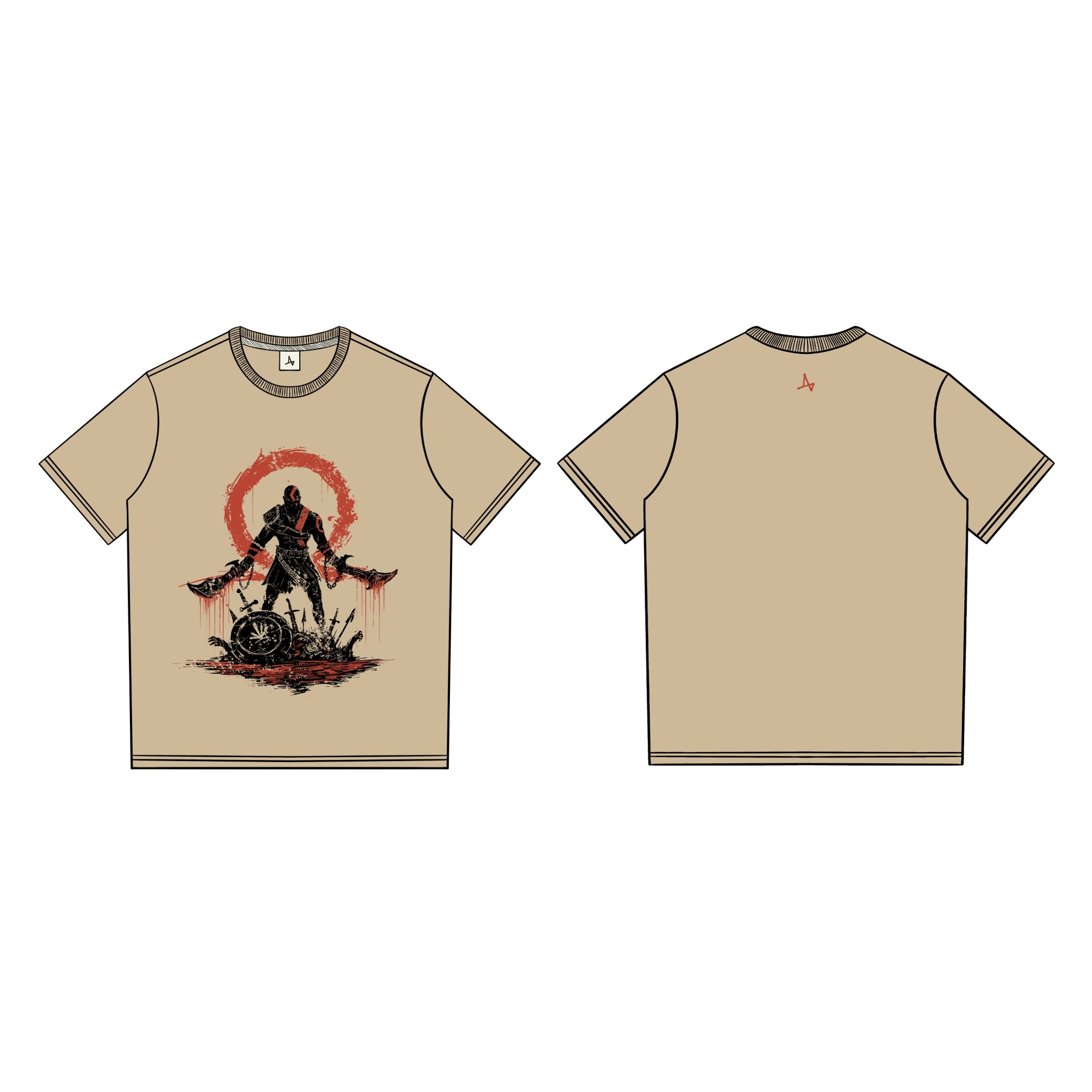 Футболка с принтом