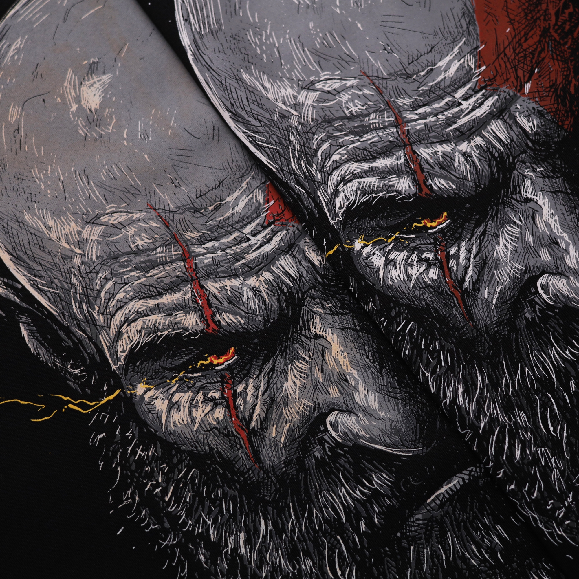 Футболка Kratos (небольшой брак)