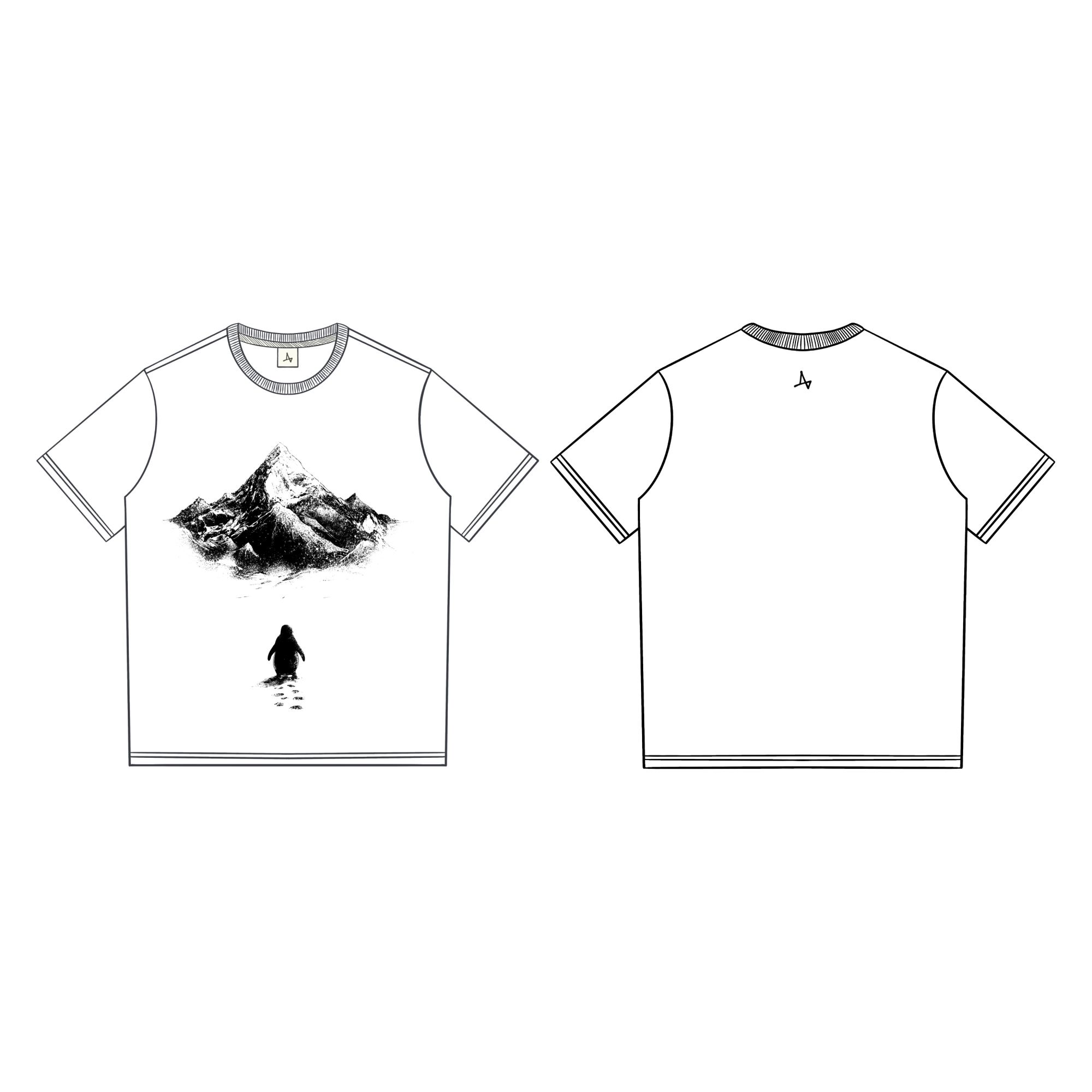 Футболка с принтом