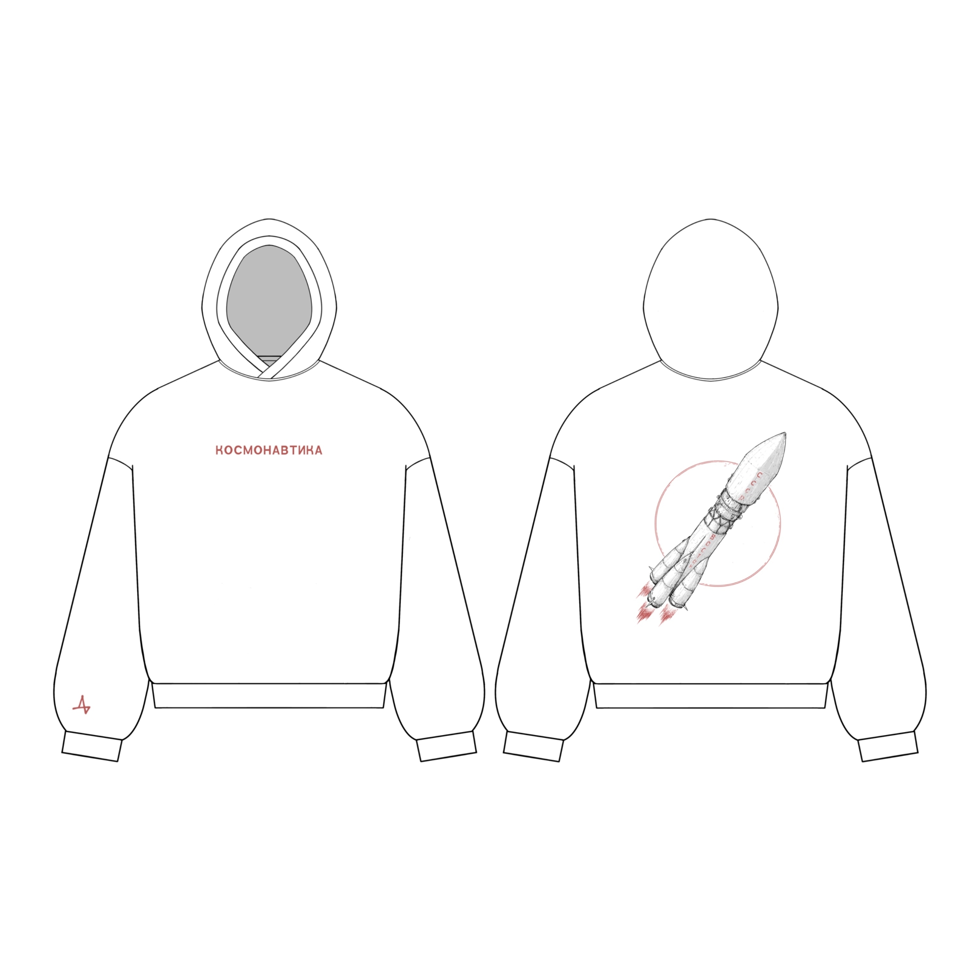 Худи Космонавтика
