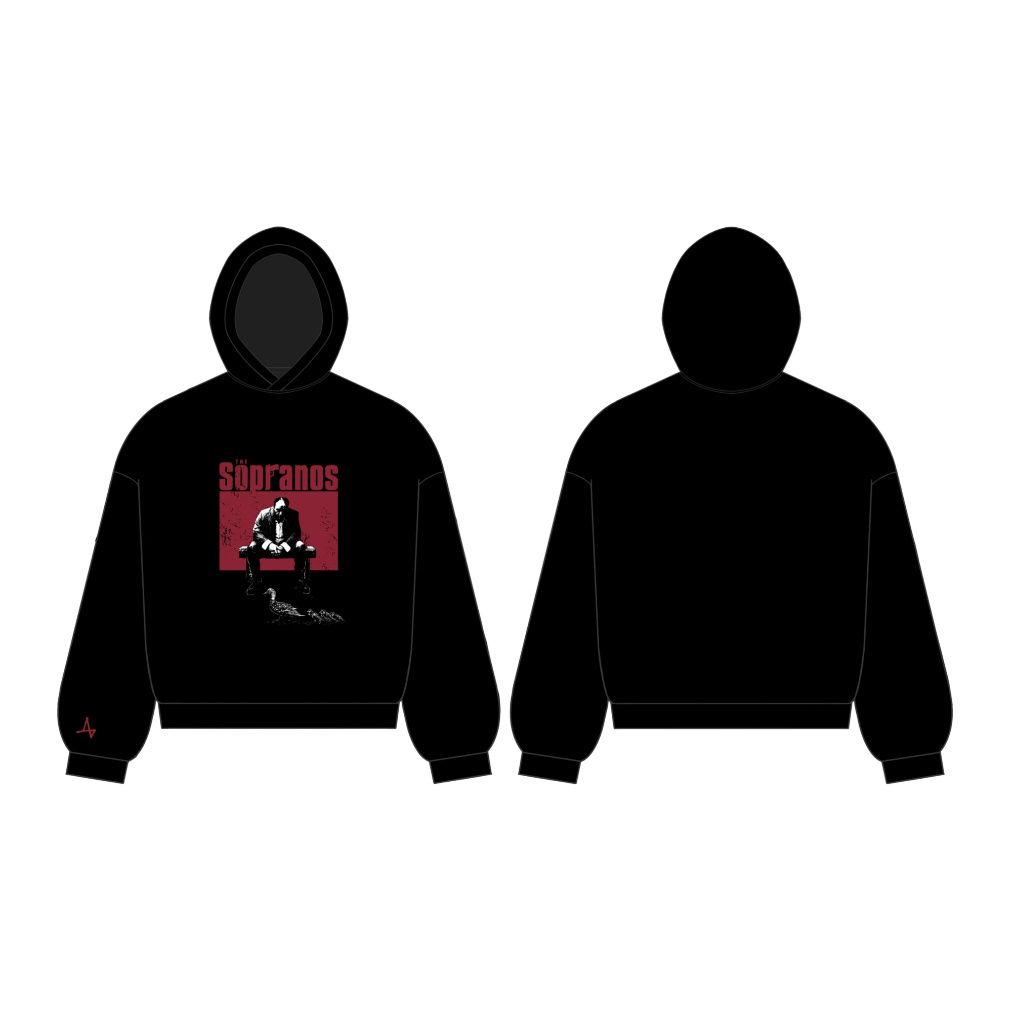 Худи с вышивкой