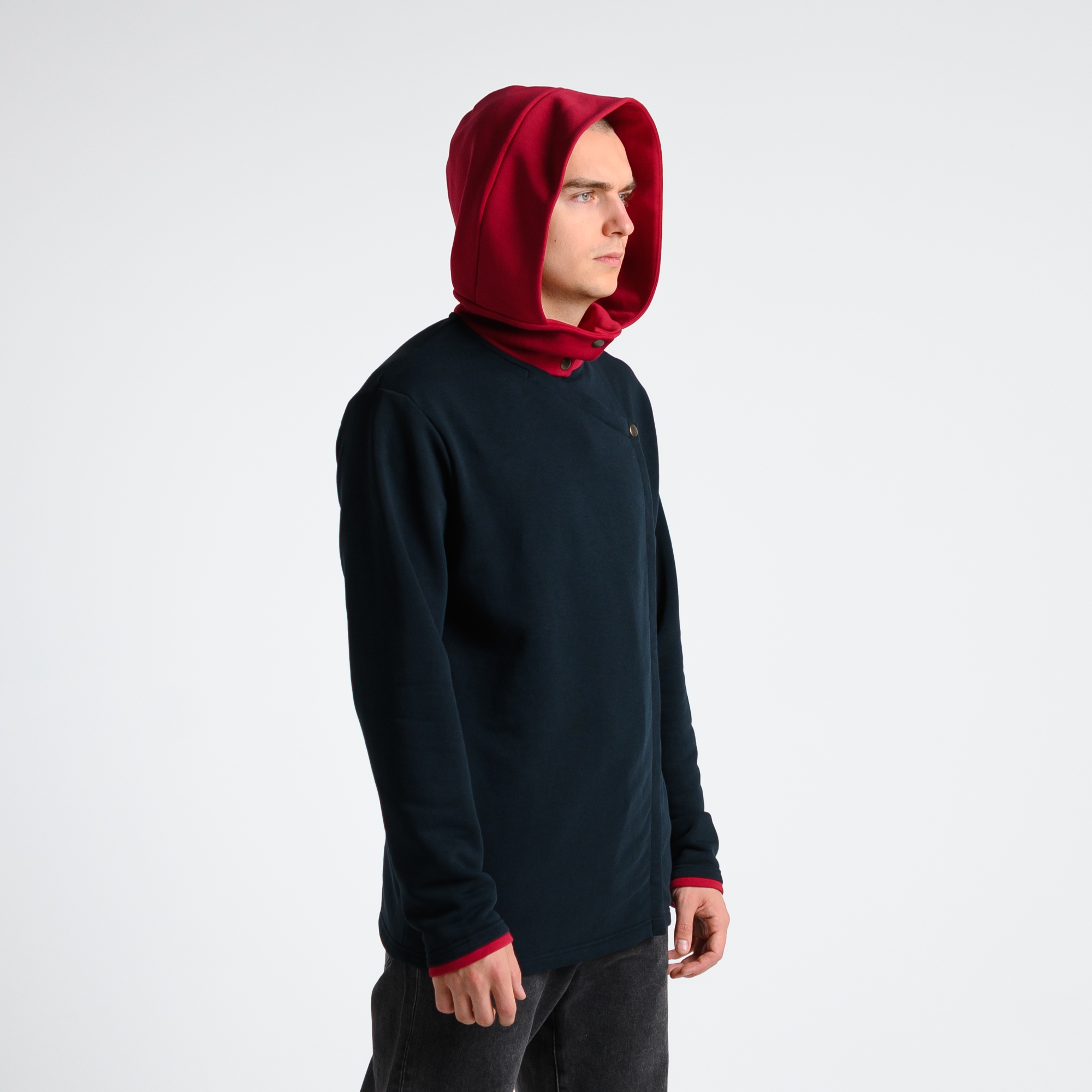 Худи на кнопках