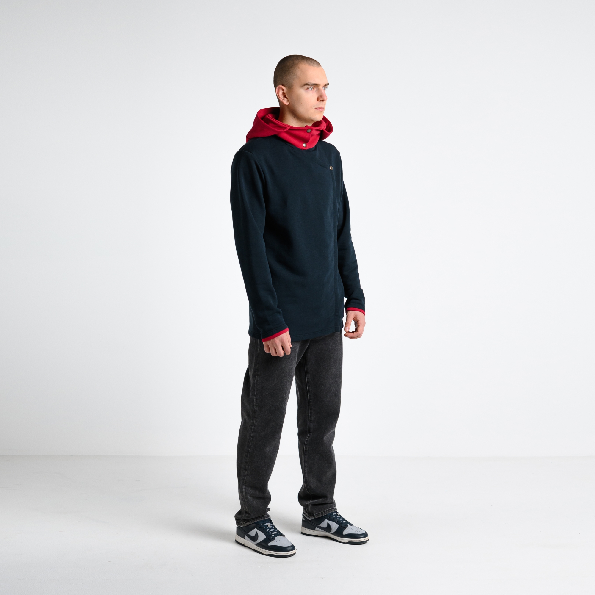 Худи на кнопках