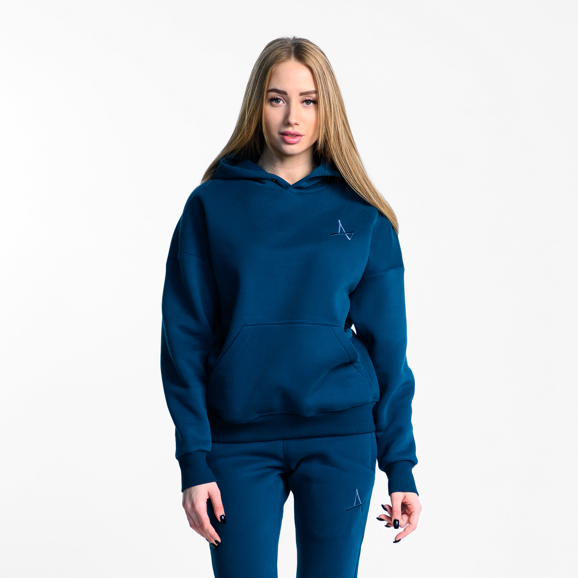 Утепленное худи Simple Velur