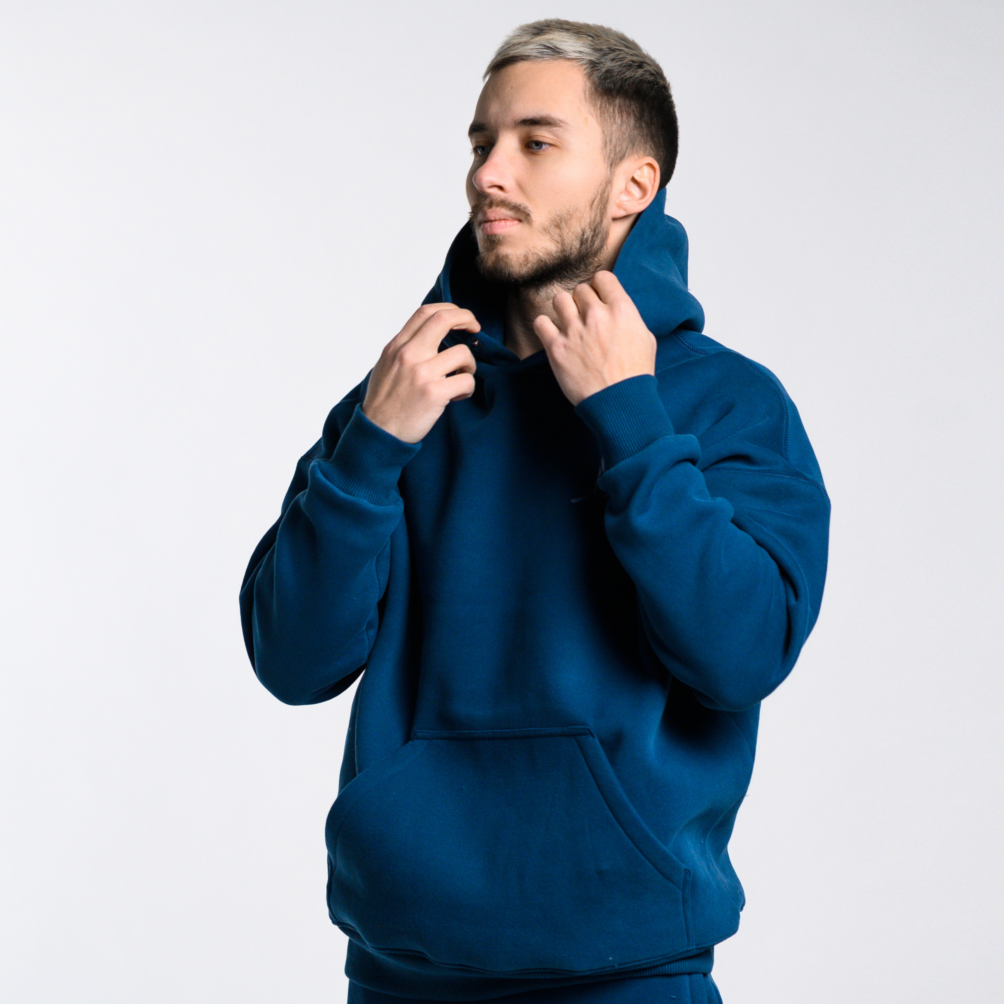 Утепленное худи Simple Velur