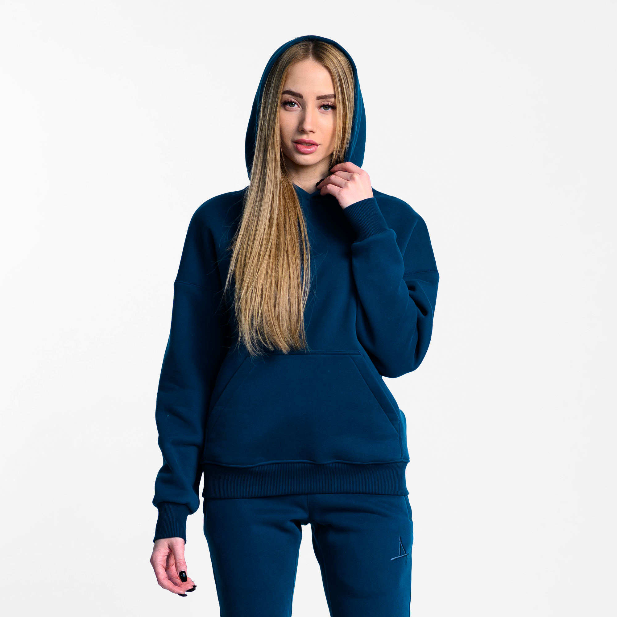 Утепленное худи Simple Velur