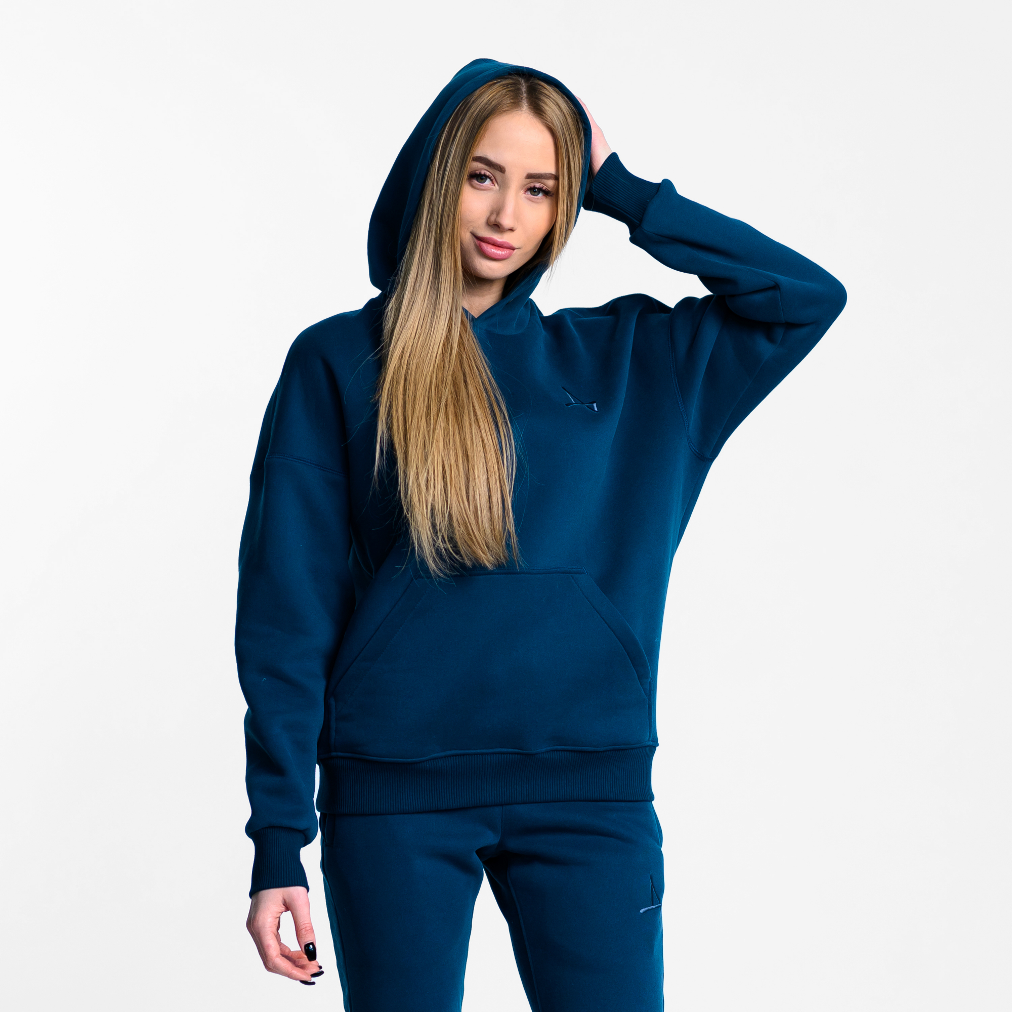 Утепленное худи Simple Velur