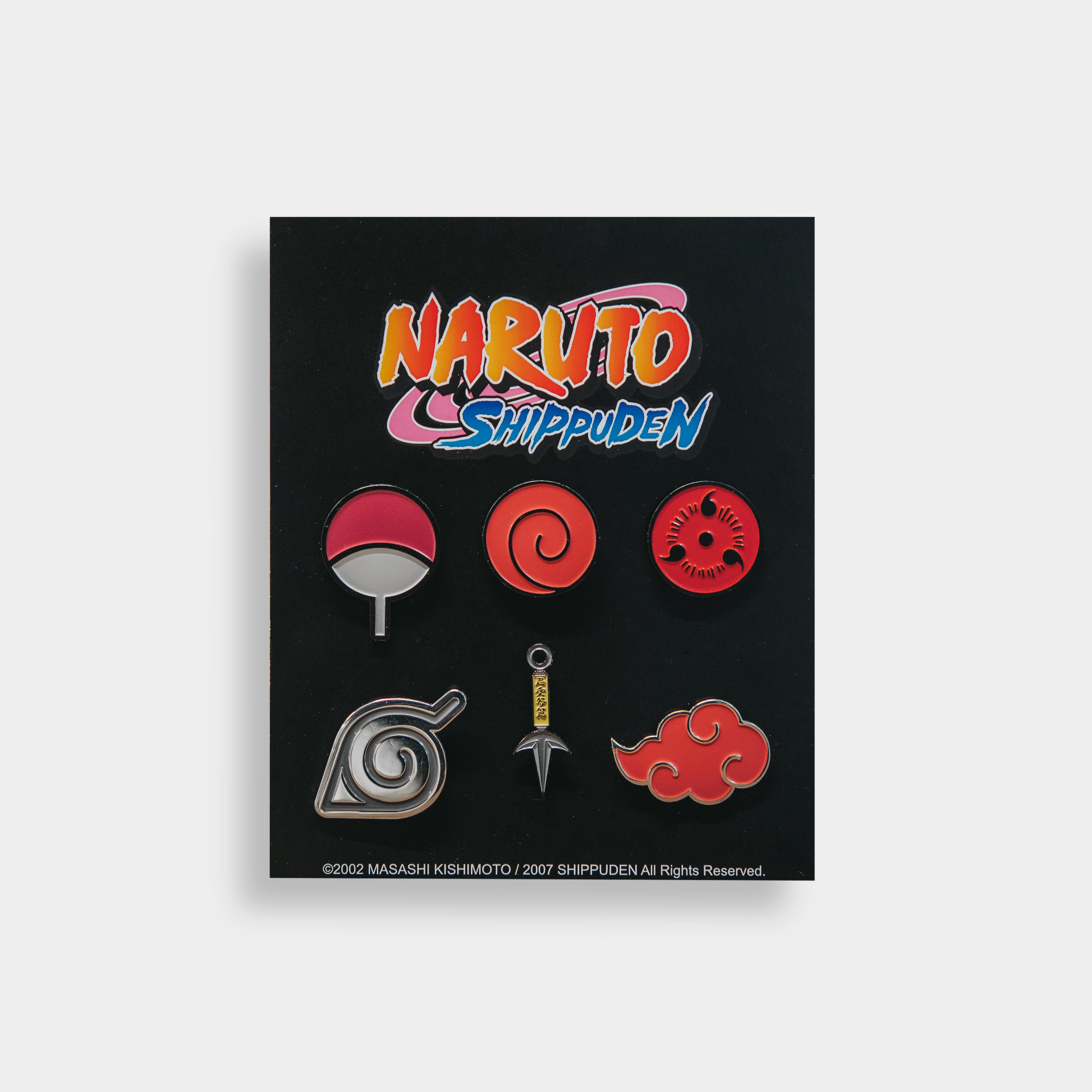 

Набор пинов Naruto, Черный