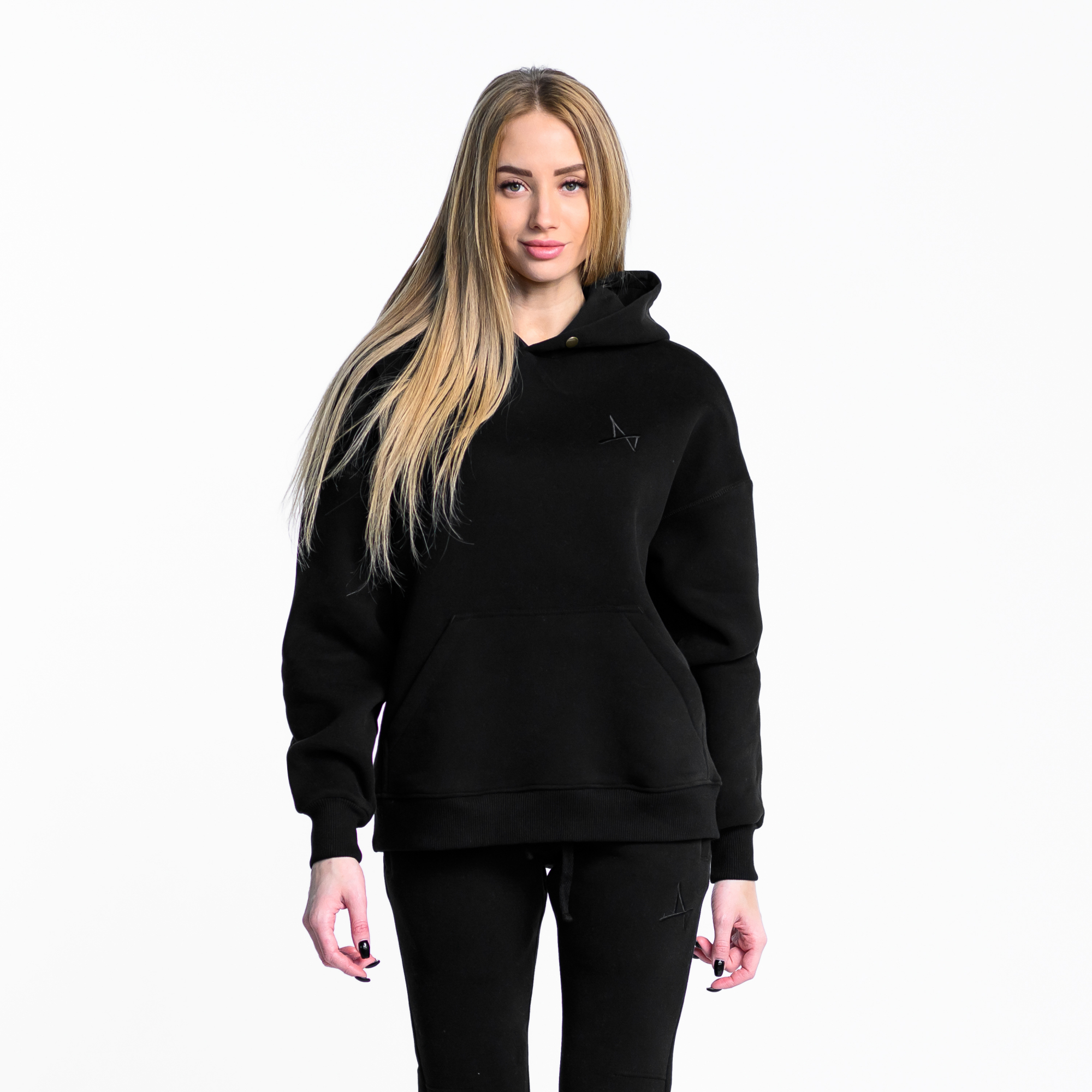 Утеплённое худи Simple Velur