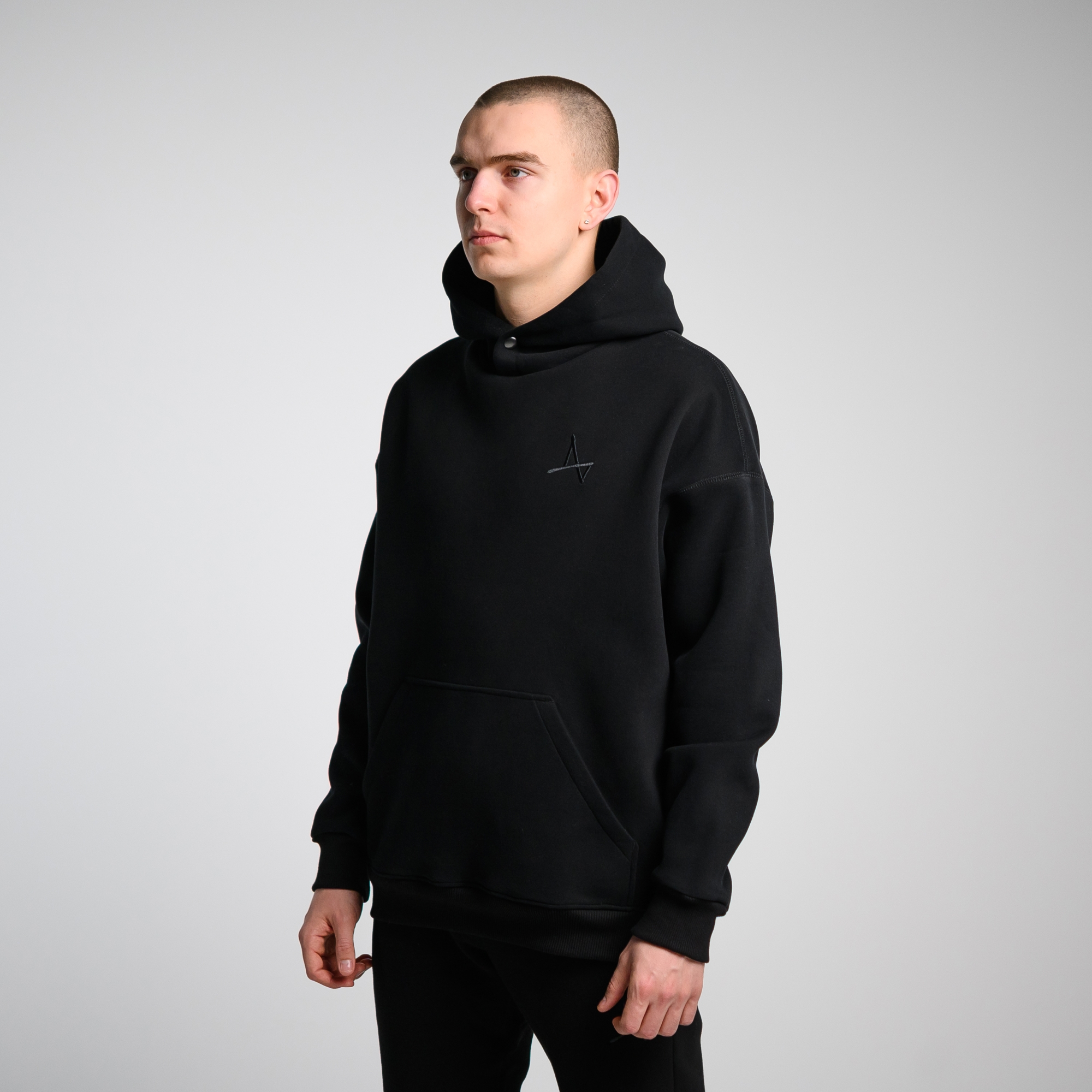 Утеплённое худи Simple Velur