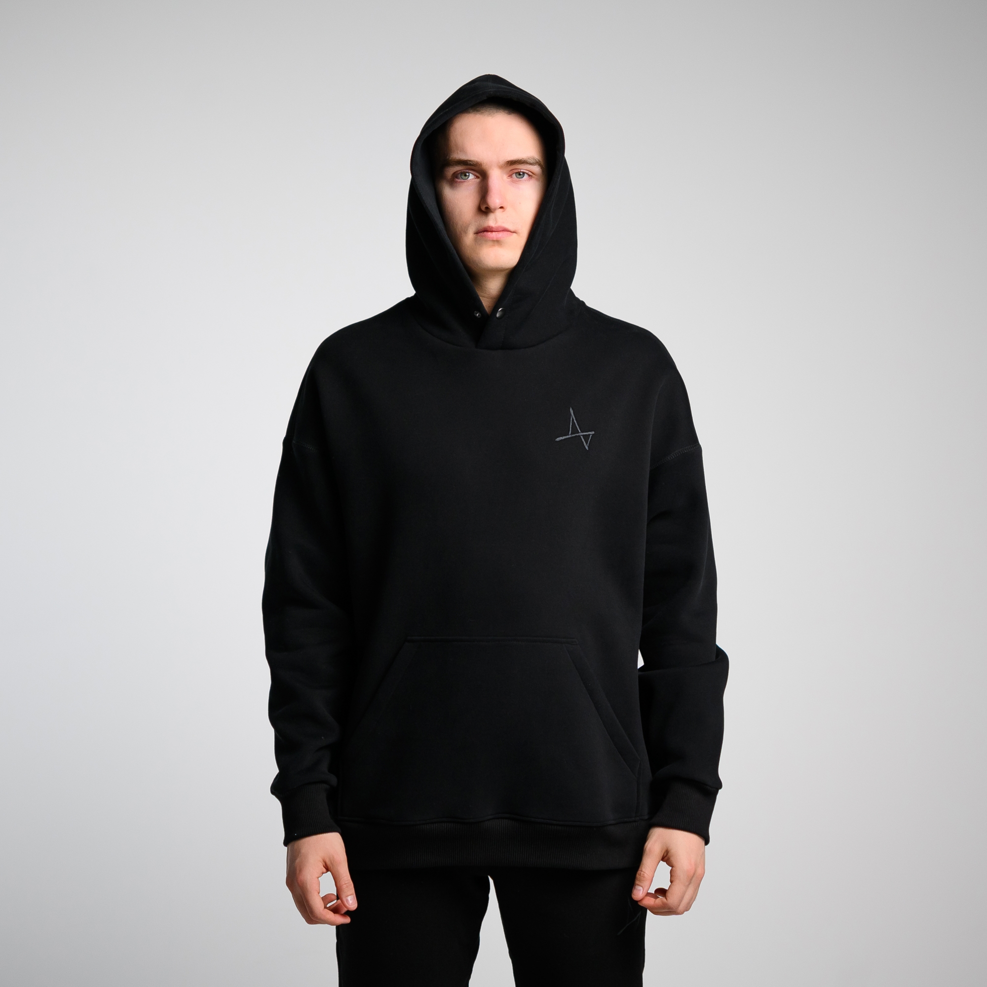 Утеплённое худи Simple Velur