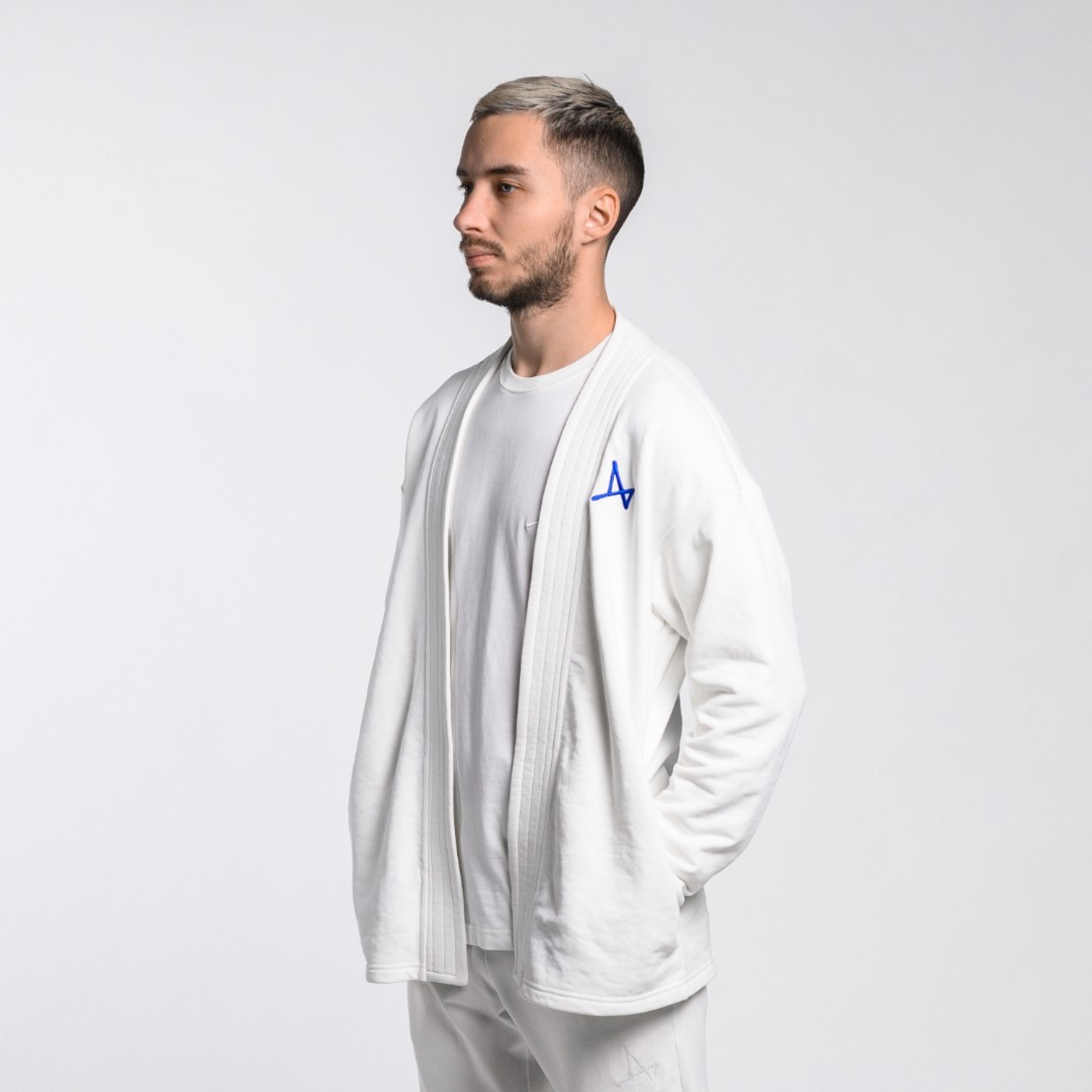 Толстовка-кимоно с птичкой