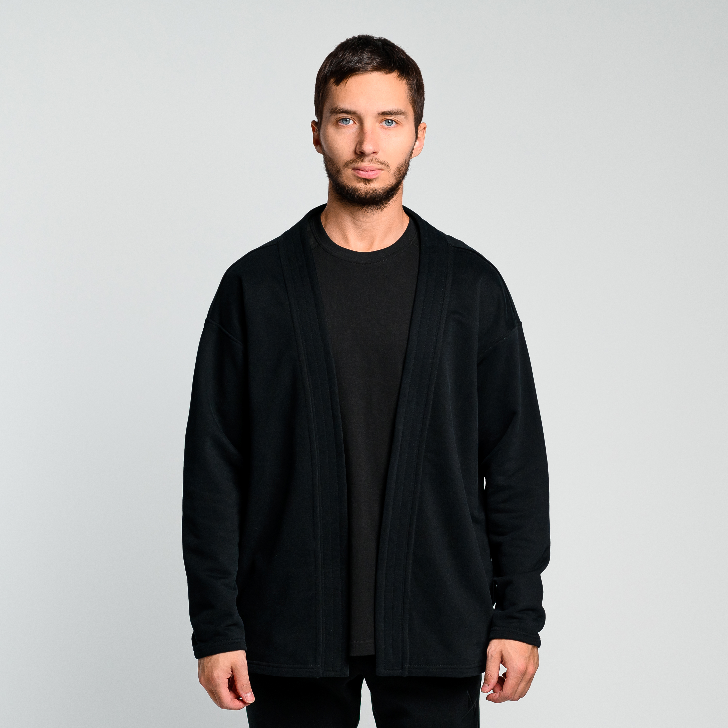 

Толстовка-кимоно Simple Velur, Черный