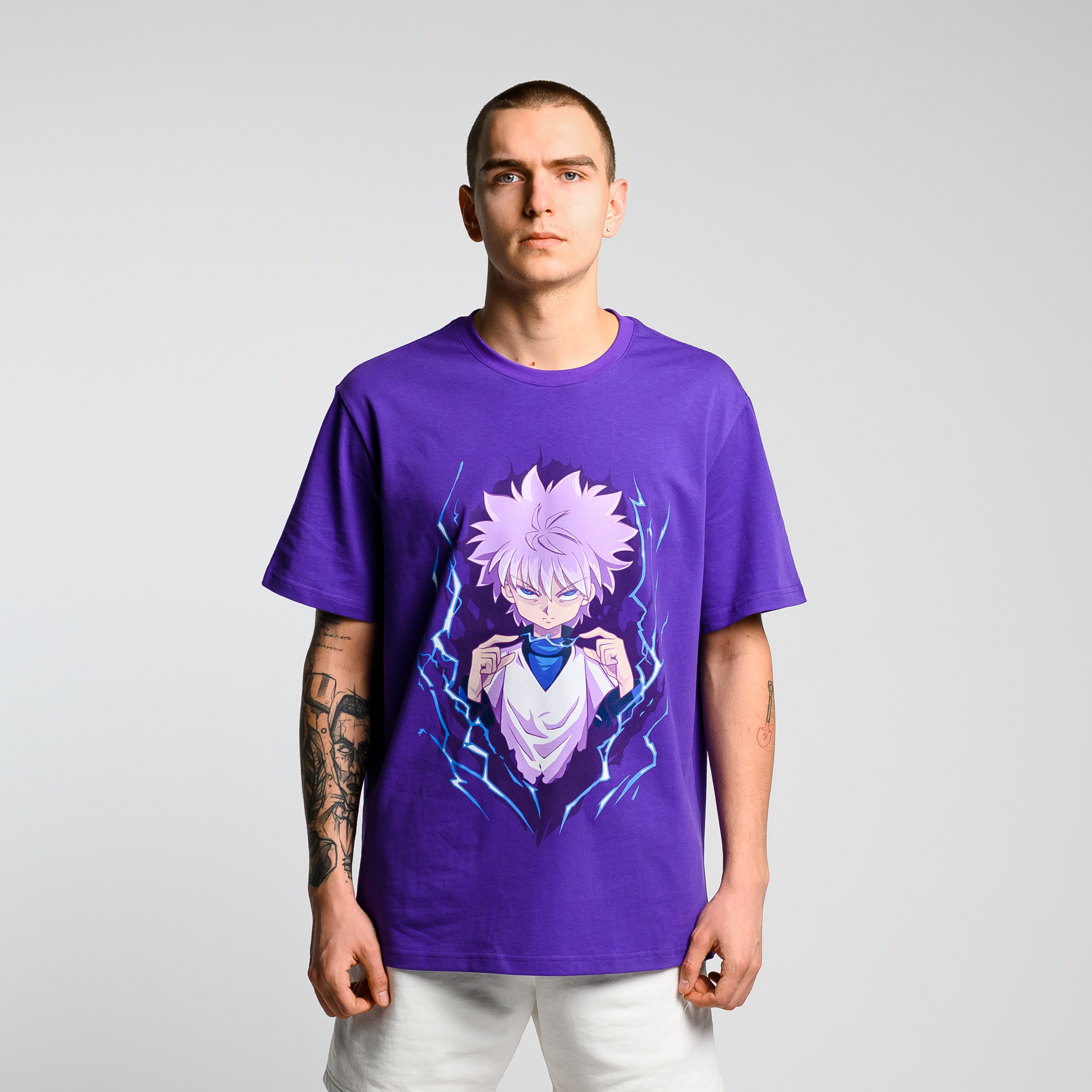 

Футболка Oversize Киллуа, Фиолетовый