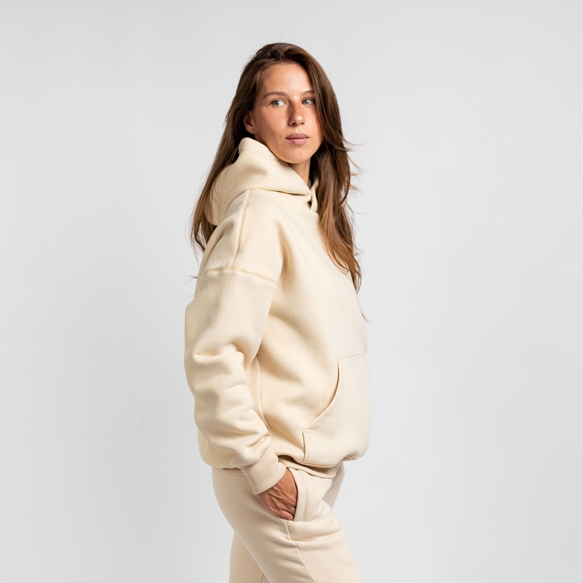 Утеплённое худи Simple Velur