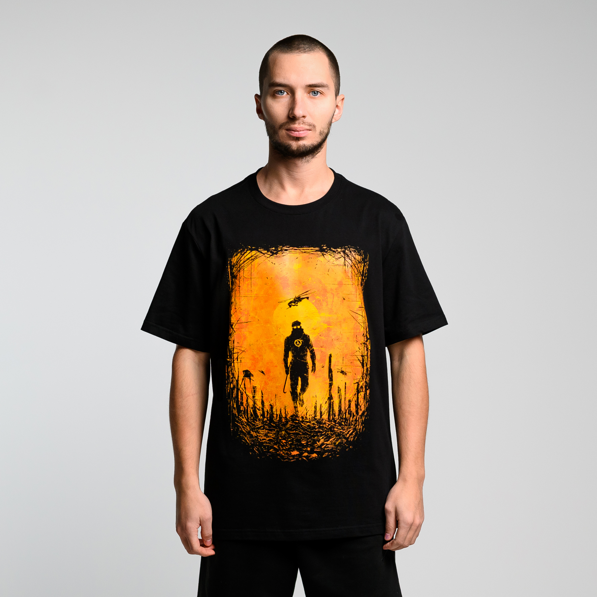 Футболка Oversize Half-Life (tshirtm240) — Indiwd