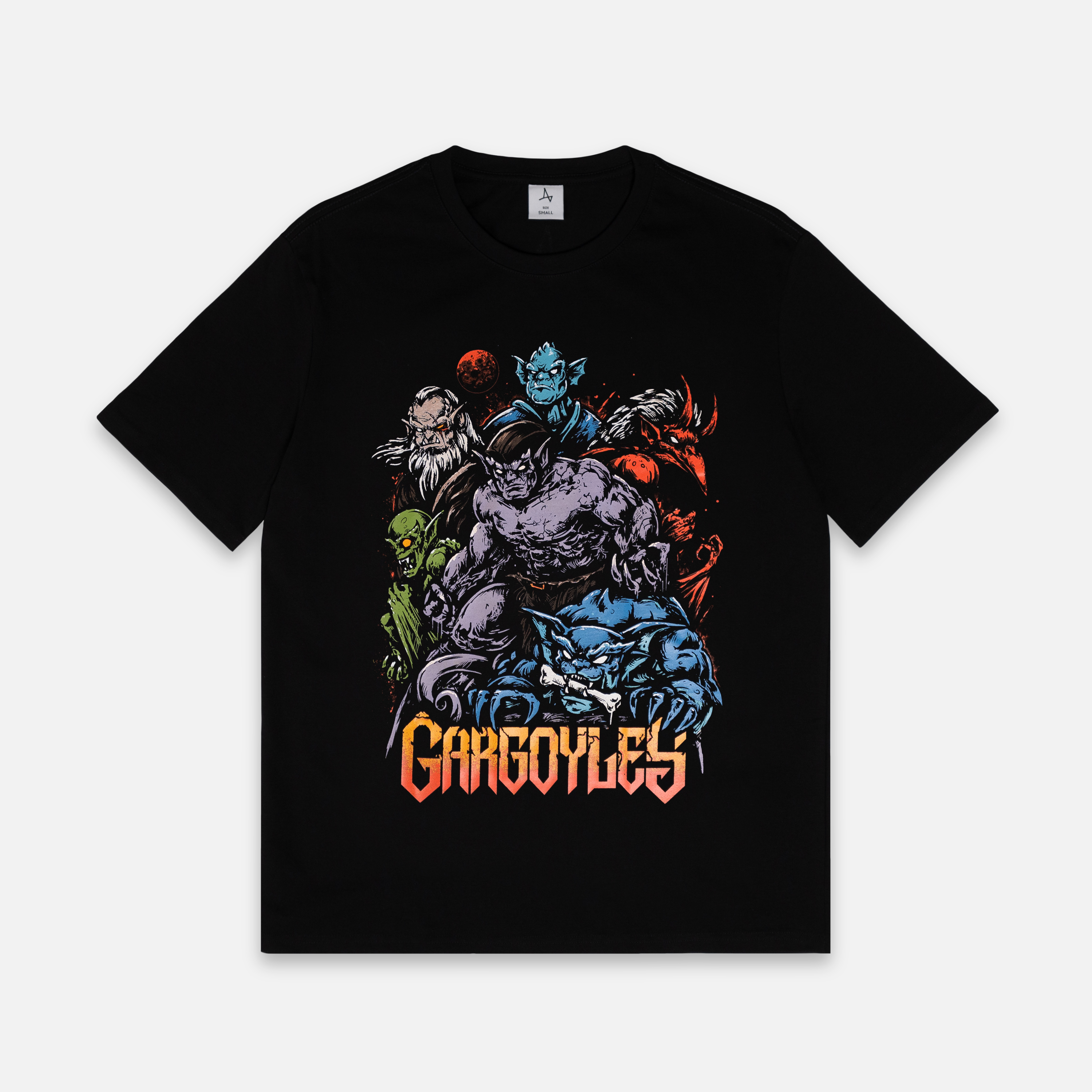 

Футболка Oversize Gargoyles, Черный