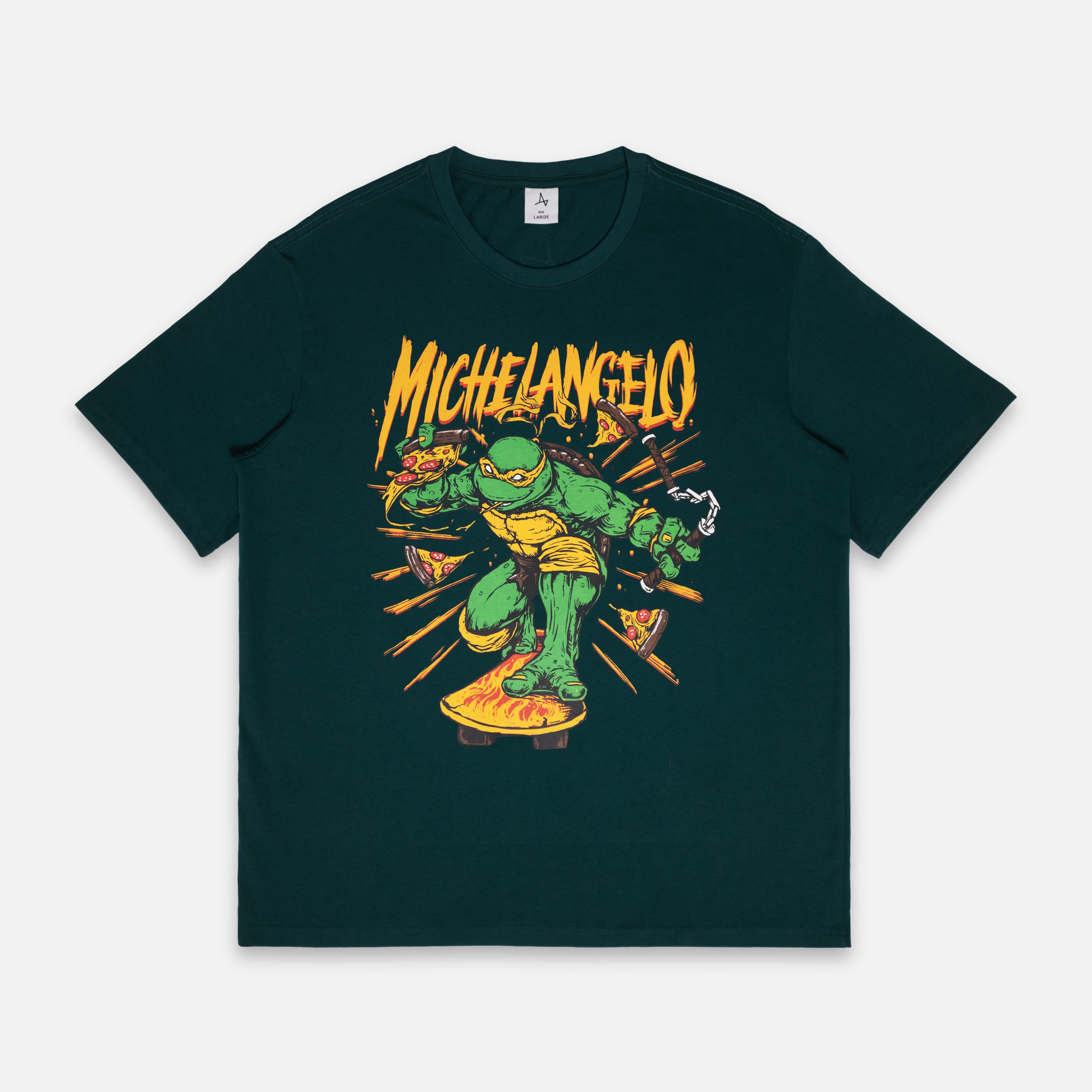 

Футболка Oversize Michelangelo, Зеленый