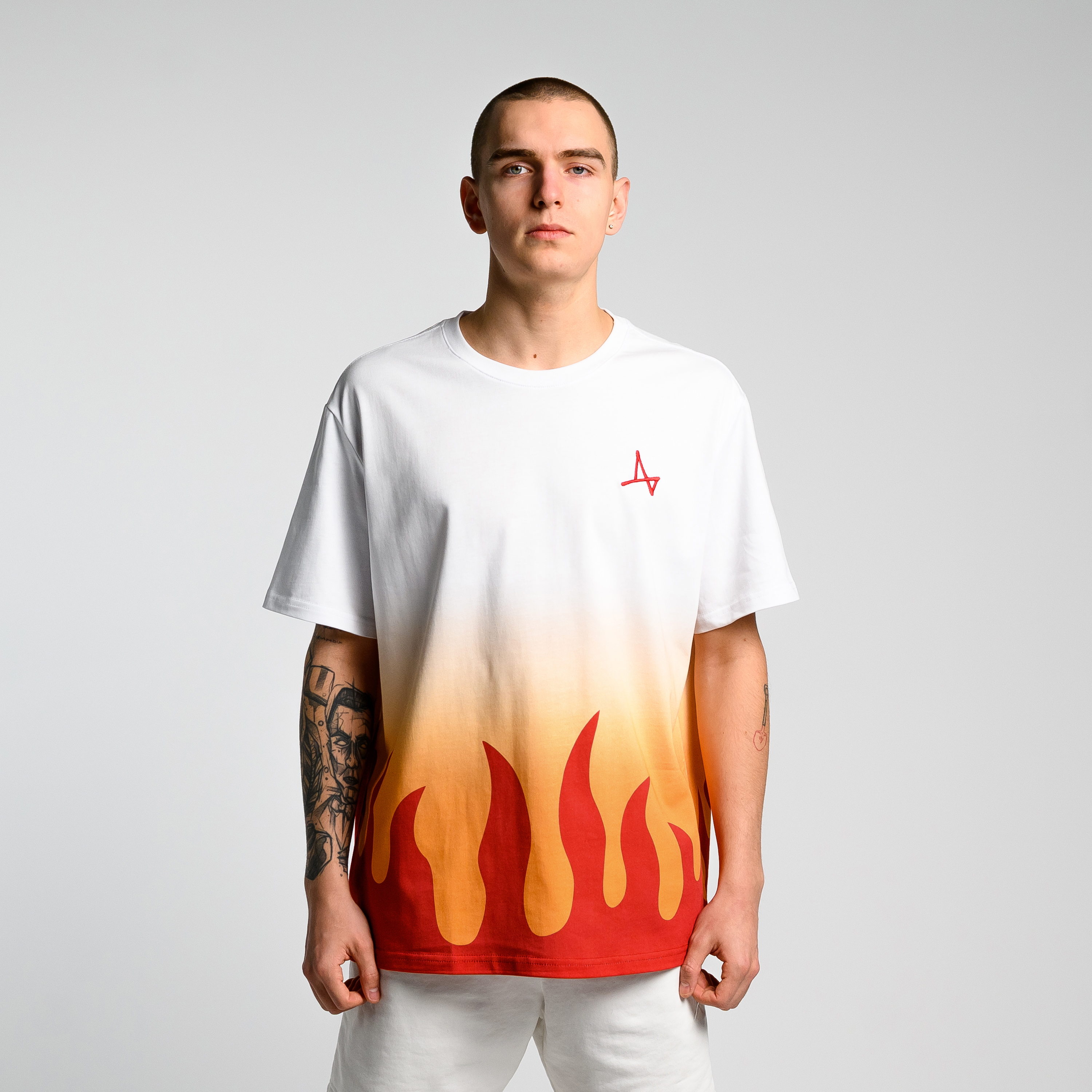 

Футболка Oversize Rengoku, Белый
