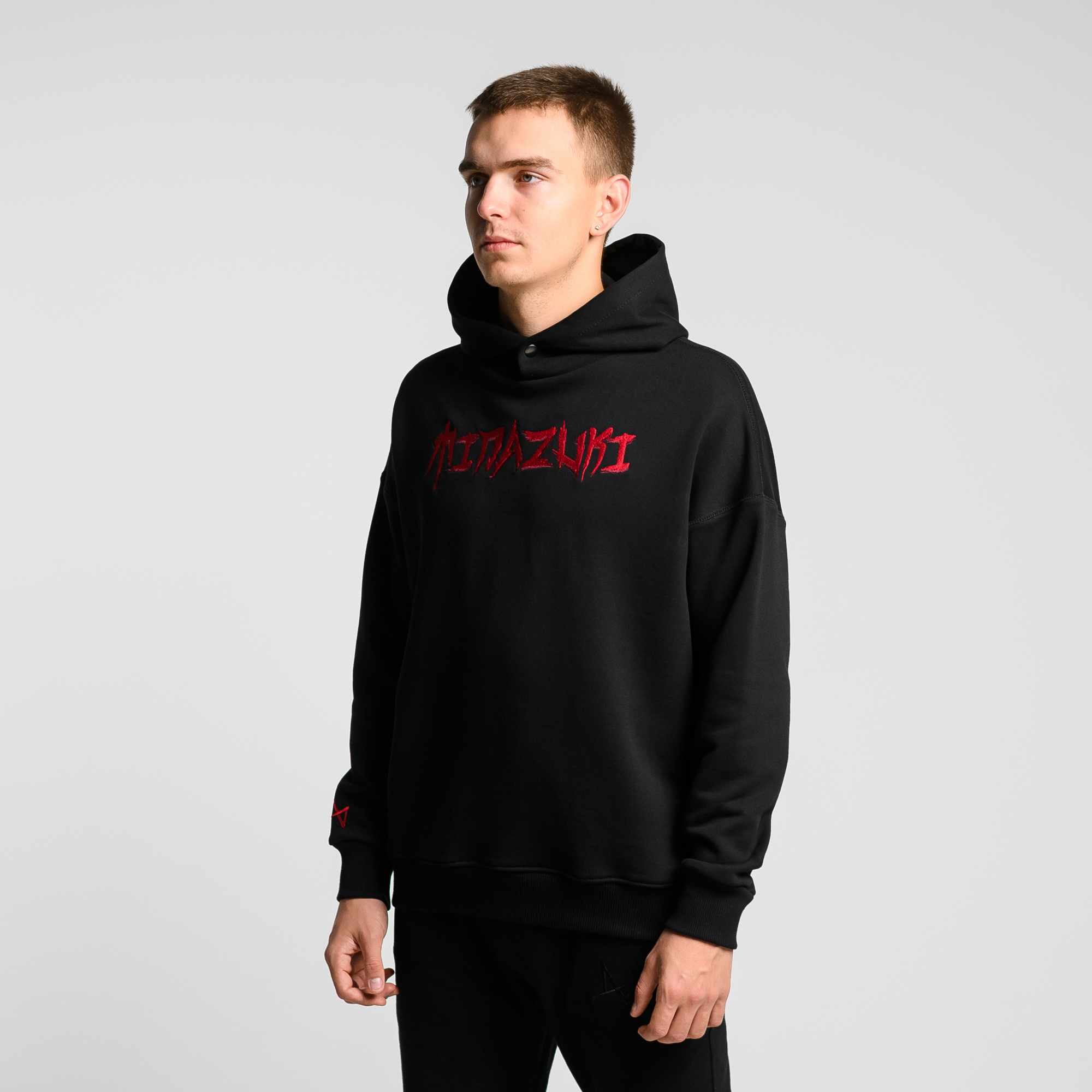 Худи с кнопкой Minazuki