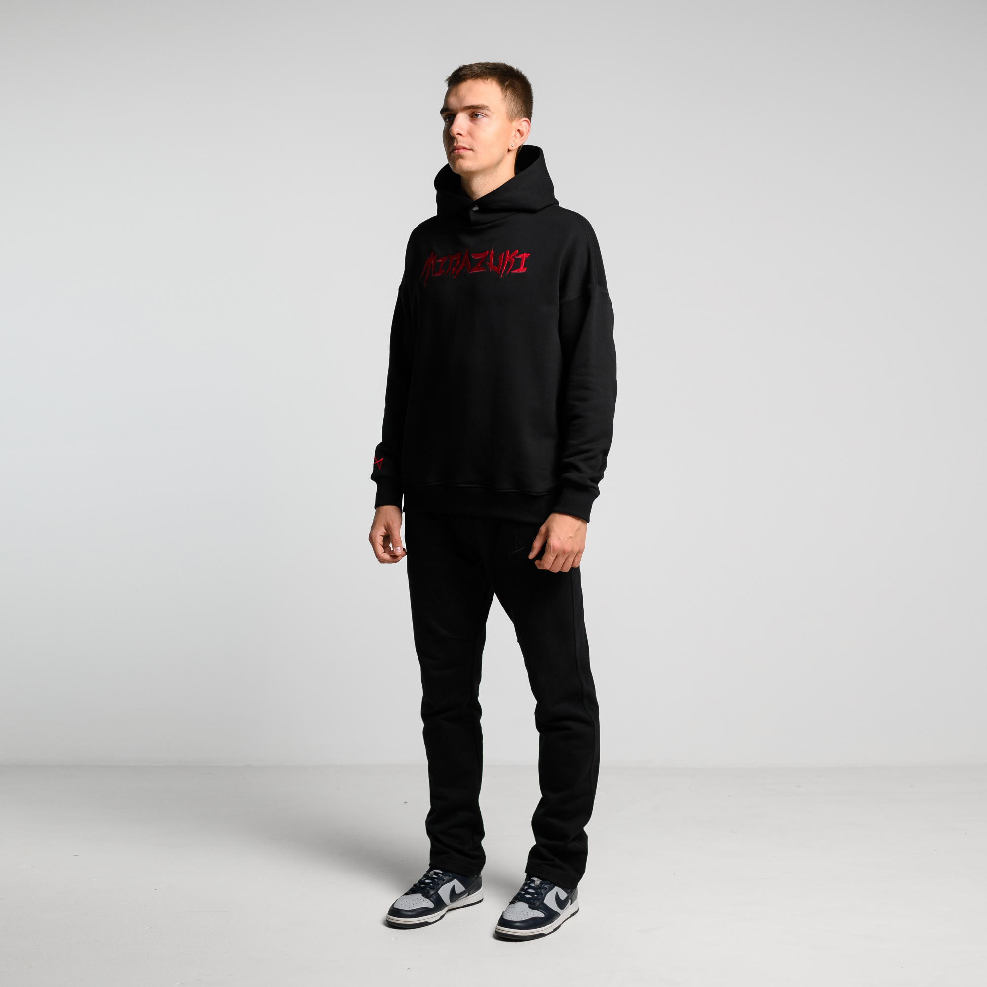 Худи с кнопкой Minazuki